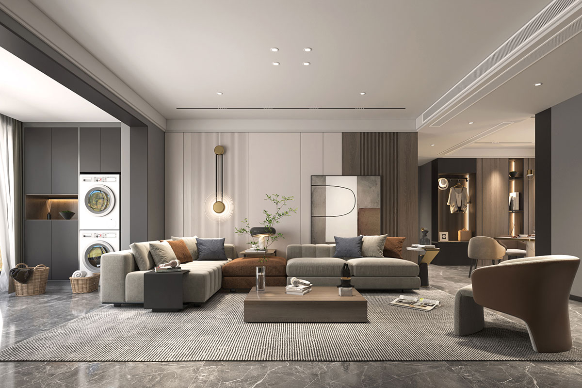 云星錢隆首府現(xiàn)代輕奢136m&sup2;案例